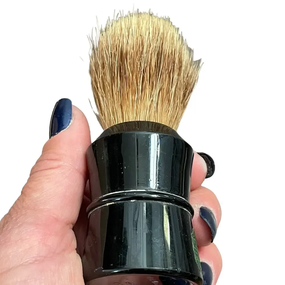 Vintage Shaving Brush Kent Badger & Bristles England Antique? GB Rounded READ